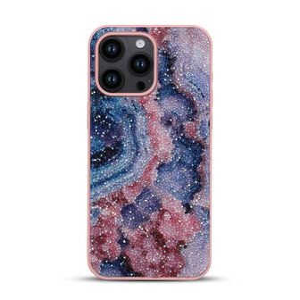 iPhone 15 Pro - Diamant Marmer Glitter - Nova