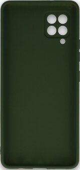 Samsung A22 5G - Siliconen Back Cover - Groen