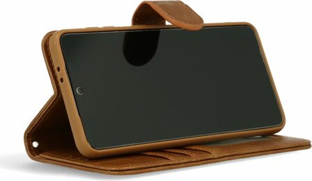 Motorola G71 - Book Case - Bruin