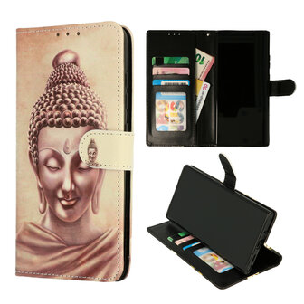 Samsung A53 met Buddha Goud Print  - Book Case