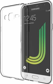 Samsung J3 2016 - Siliconen Back Cover - Transparant