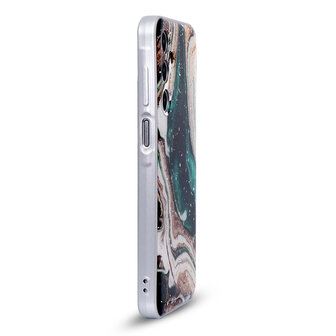 Samsung A16 - Marmer Back Cover - Groen