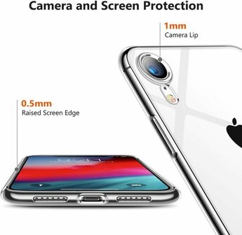 iPhone XR - Siliconen Back Cover - Transparant