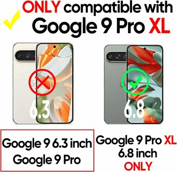 Pixel 9 Pro XL - Zwart - Kickstand Back Cover