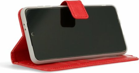 Moto G32 - Book Case &amp;amp; Glas - Rood