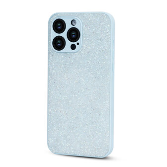 iPhone 15 Pro Max - Diamant Glitter - Blauw