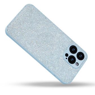 iPhone 15 Pro Max - Diamant Glitter - Blauw