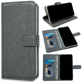 Samsung A03S - Book Case - Grijs