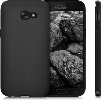 Samsung A5 2016 - Siliconen Back Cover - Zwart