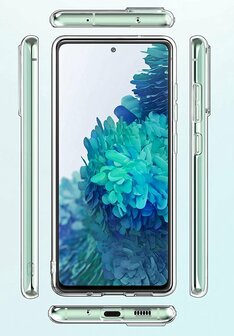 Samsung A33 5G - Marmer Back Cover - Aqua