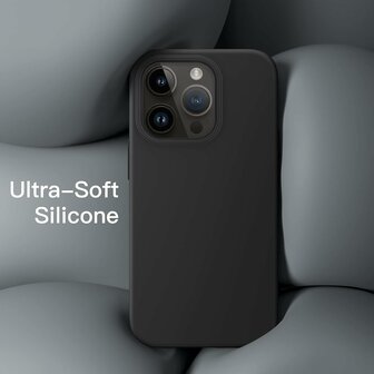 iPhone 15 Pro - HQ TPU Back Cover - Zwart