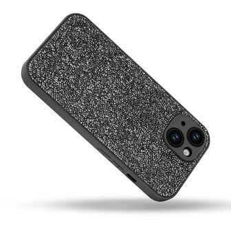 iPhone 12 - Diamant Glitter - Zilver