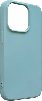 iPhone 14 Pro Max - Microfiber Back Cover - Turquoise