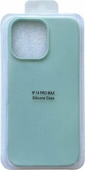 iPhone 14 Pro Max - Microfiber Back Cover - Turquoise