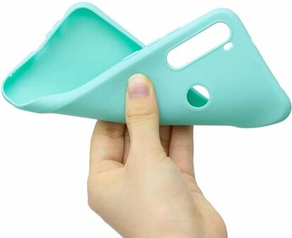 Samsung A21 - Siliconen Back Cover - Turquoise