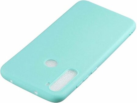 Samsung A21 - Siliconen Back Cover - Turquoise