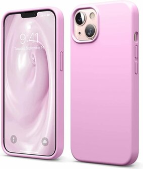 iPhone 13 Mini - Back Cover &amp;amp; 2X Full Glas - Roze