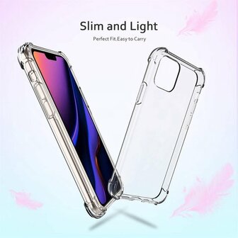 iPhone 11 Pro - Anti Shock &amp;amp; 2X Glas - Transparant