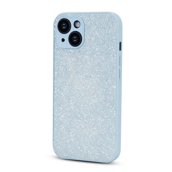 iPhone 12 - Diamant Glitter - Blauw