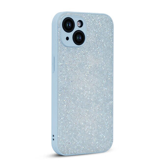 iPhone 12 - Diamant Glitter - Blauw