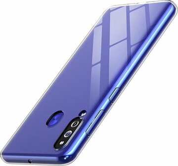 Samsung A60 - Siliconen Back Cover - Transparant