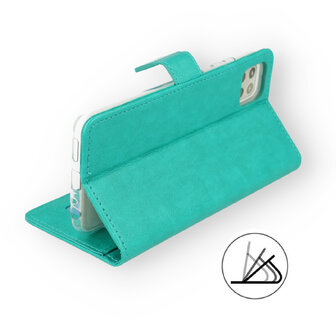 M23 - Book Case &amp;amp; Glas - Turquoise