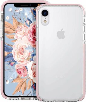 iPhone XR Roze - Gel Armor Back Cover