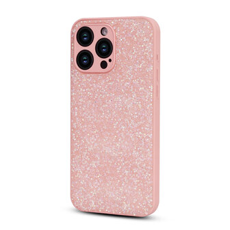 iPhone 15 Pro - Diamant Glitter - Roze