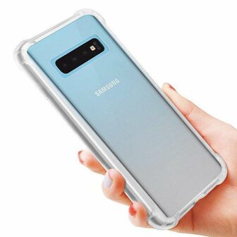 Samsung S10 - Anti Shock Hybrid - Transparant