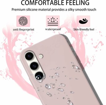 Samsung S24 Plus - Roze - TPU Back Cover met Koord