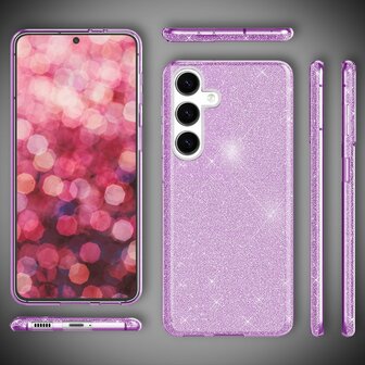 Samsung A26 - Paars - Glitter Back Cover