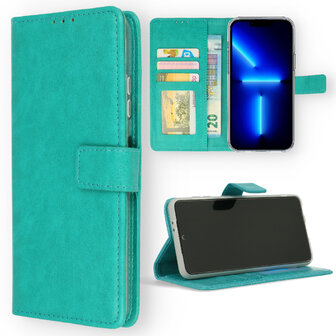 iPhone 13 Mini - Book Case - Turquoise