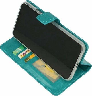 Reno 4z - Book Case &amp;amp; Glas - Turquoise