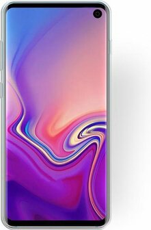 Samsung S10E - Siliconen Back Cover - Transparant