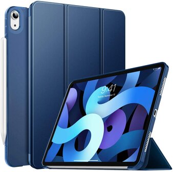 iPad 2025 &amp;amp; 2022 (11/10 Gen) - Donker Blauw - Smart Cover &amp;amp; Glas