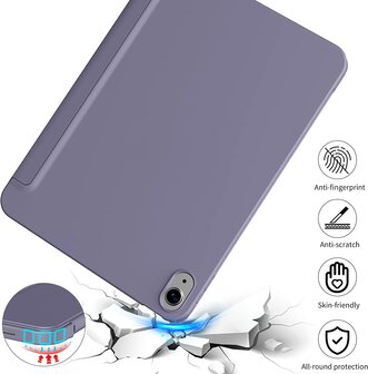 iPad 2025 &amp;amp; 2022 (11/10 Gen) - Lavender - Smart Cover &amp;amp; Glas