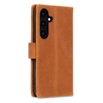 Samsung A56 - Sienna Brown - Leather Book Case