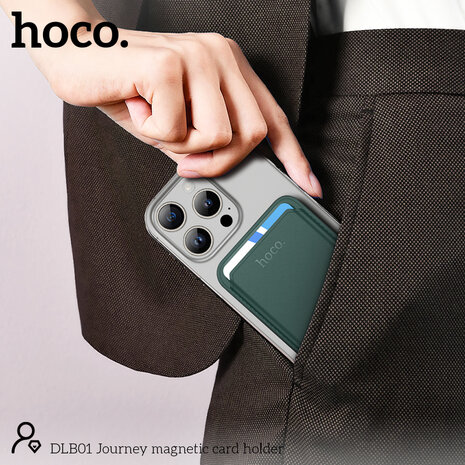 Hoco DKB01 MagSafe Wallet - Zwart