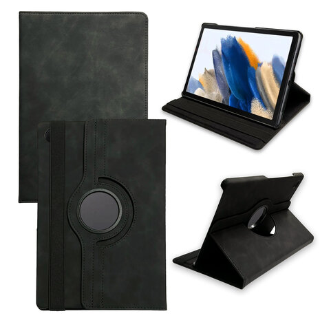 Samsung Tab A9 - Charcoal Gray - Draaibare Case