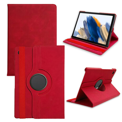 Samsung Tab A9 - Crimson Red - Draaibare Case