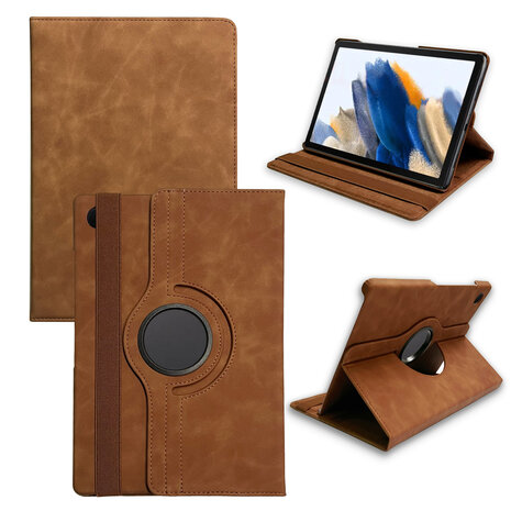 Samsung Tab A9 - Sienna Brown - Draaibare Case