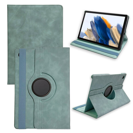 Samsung Tab A9 - Aqua Blue - Draaibare Case