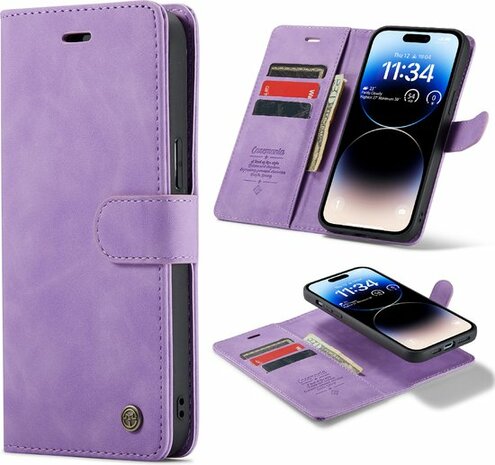 iPhone 14 Pro Max Bright Lila - 2 in 1 Book Case