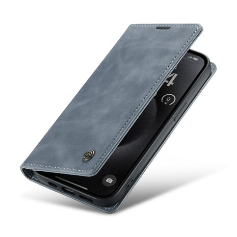 iPhone 15 Pro Max Shadow Gray - Book Case