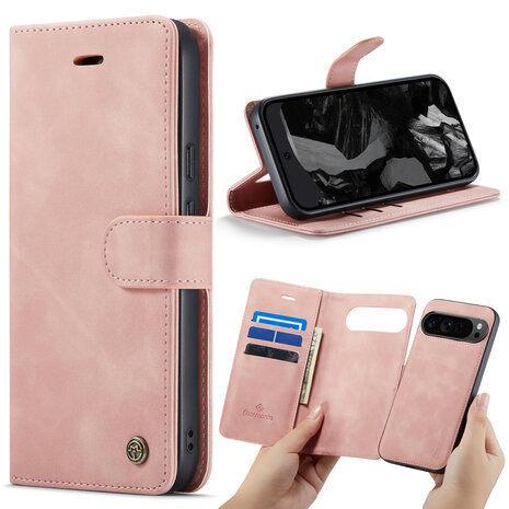 Pixel 9 Pro - Pale Pink - 2 in 1 Book Case