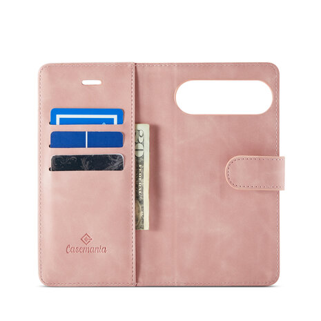 Pixel 9 Pro - Pale Pink - 2 in 1 Book Case