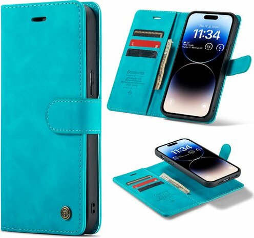 iPhone 14 Pro Max Azure Blue - 2 in 1 Book Case