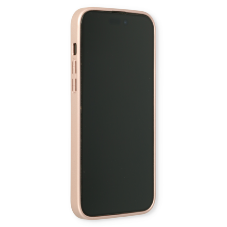 iPhone 15 Pro Roze - MagSafe TPU Marmer