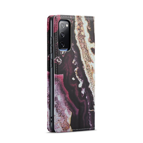 Samsung A53 Magenta Eudialyte - Marmer Book Case