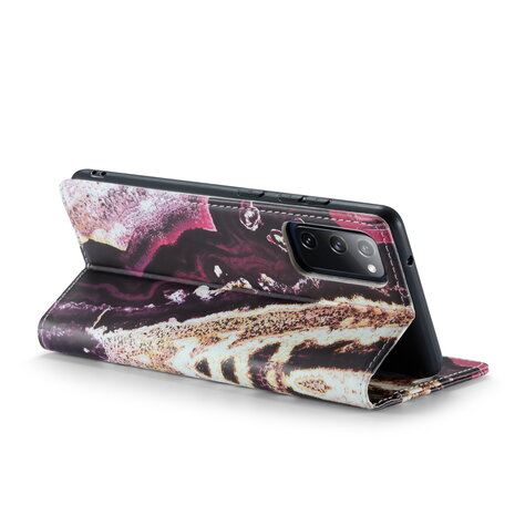 Samsung A53 Magenta Eudialyte - Marmer Book Case